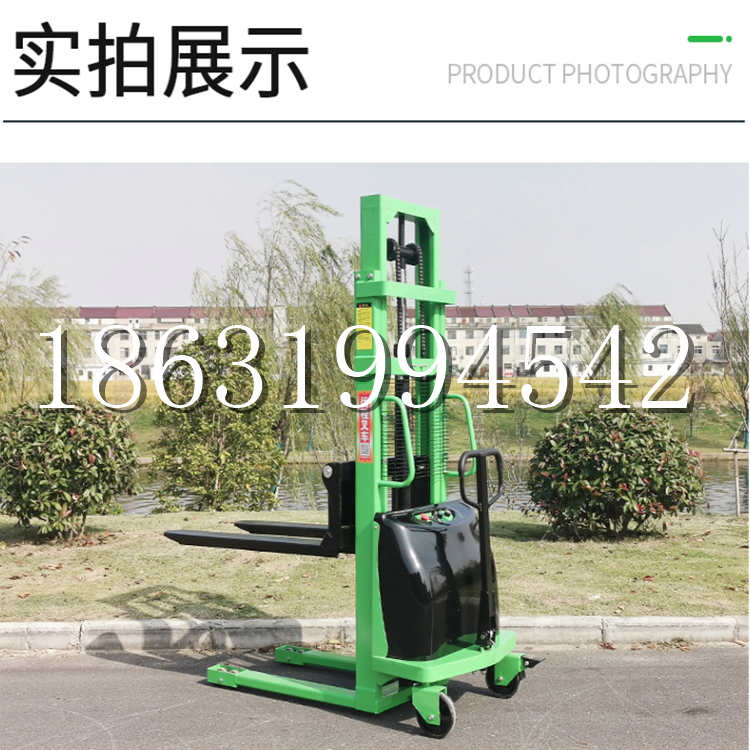 寿光市电动叉车堆高车液压铲车电瓶1吨2吨站驾步行式小型全自动叉车